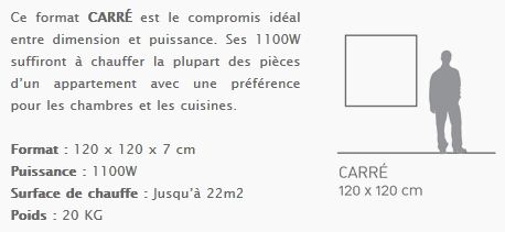 Carre 1100 W