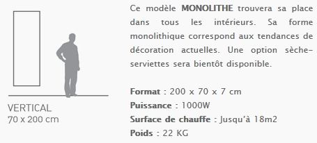 Monolithe 1000 W