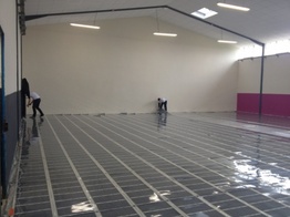 Avant l'installation des films chauffant IRL France au sol