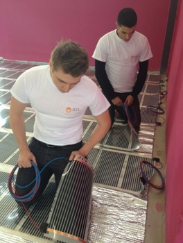 Technicien IRL France en action sur chantier