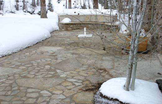 chauffage STEP WARMFLOOR 24 volts sous terrasse contre neige et verglas- IRL France