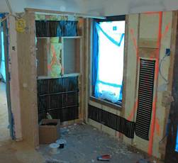 chauffage STEP WARMFLOOR 24 volts pose aux murs - IRL France