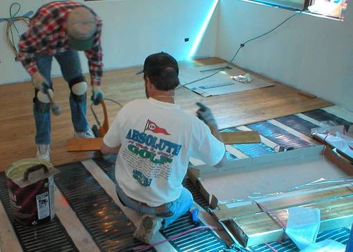 chauffage STEP WARMFLOOR 24 volts sous parquet - IRL France