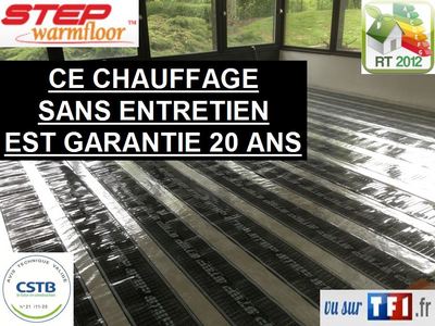 CHAUFFAGE AU SOL INFRASOL 24 VOLTS STEP WARMFLOOR (CSTB et RT 2012)